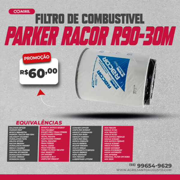 Filtro De Combustível Parker Racor R90-30m - Image 5