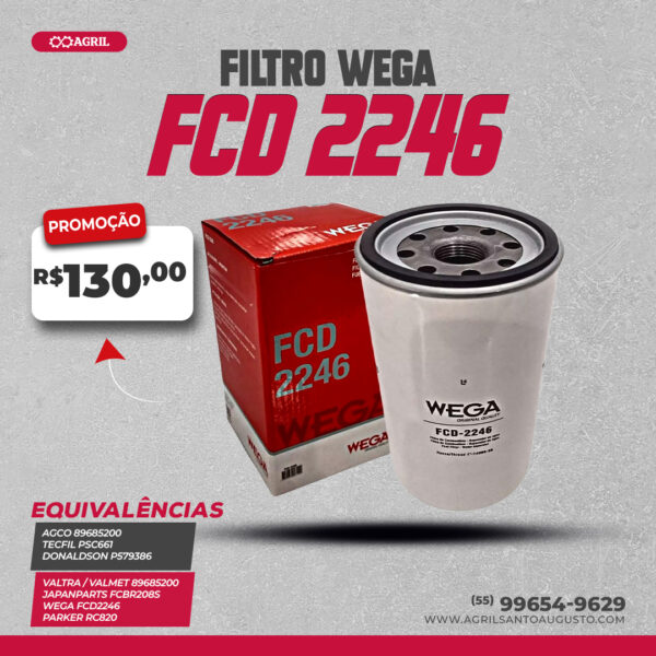 Filtro De Combustível Wega Fcd 2246 - Image 5